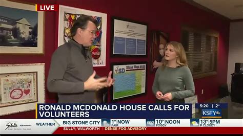 Ronald McDonald House calls for volunteers.